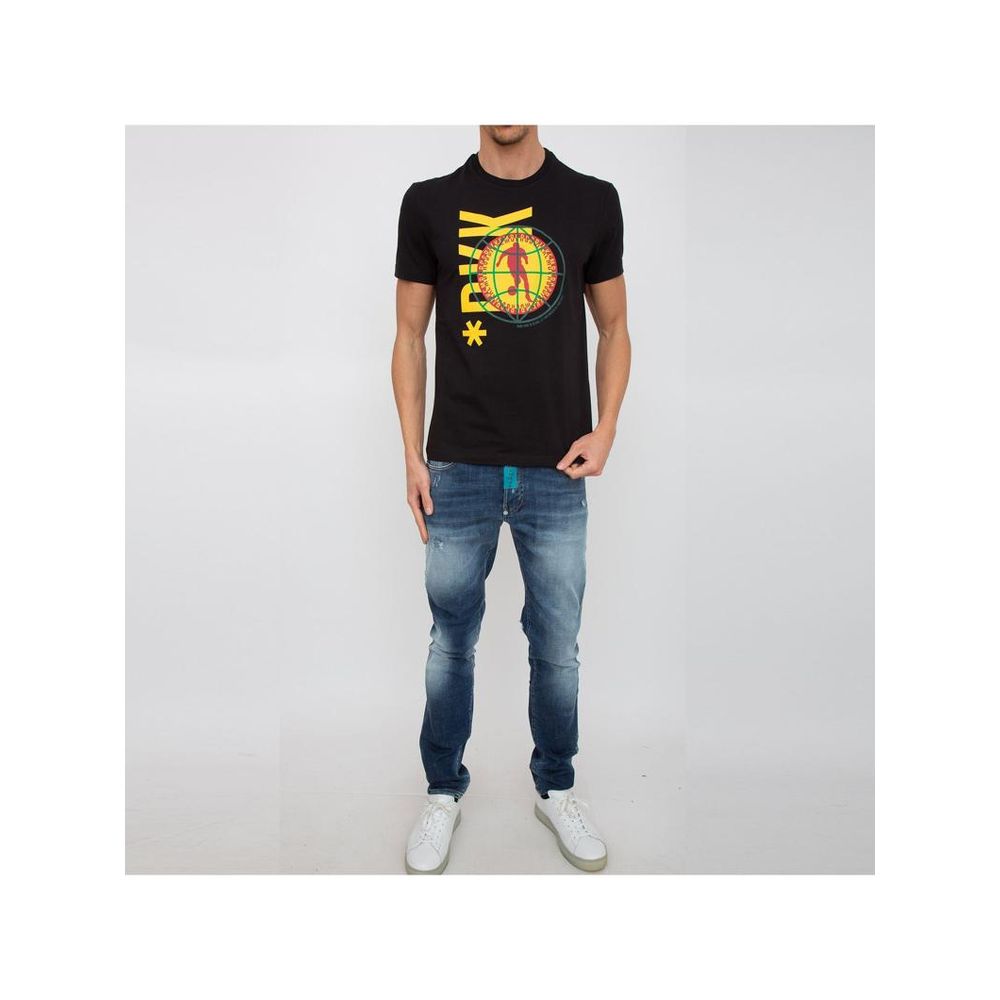 Bikkembergs Black Cotton T-Shirt