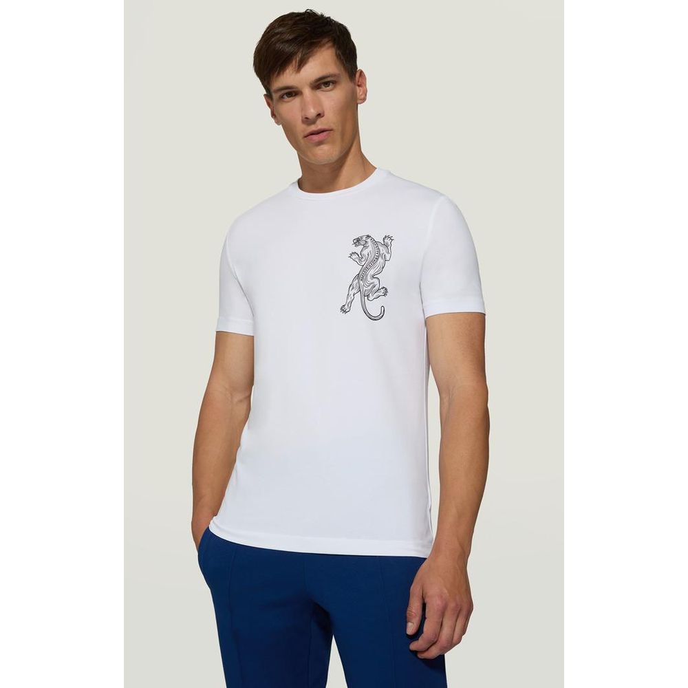 Bikkembergs White Cotton T-Shirt