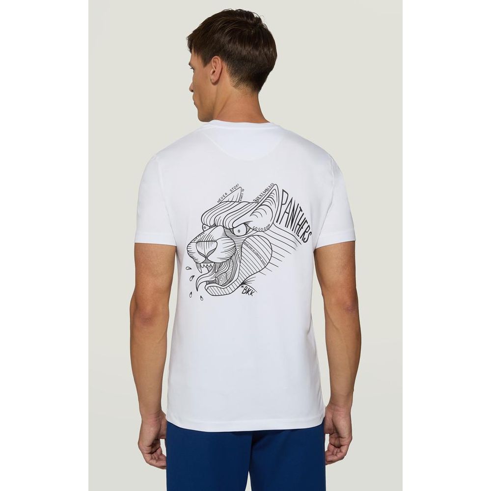 Bikkembergs White Cotton T-Shirt