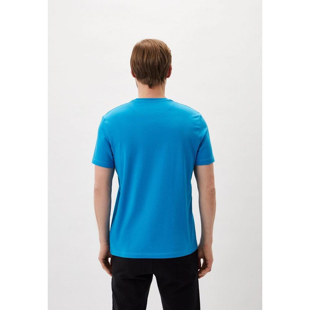 Bikkembergs Light Blue Cotton T-Shirt