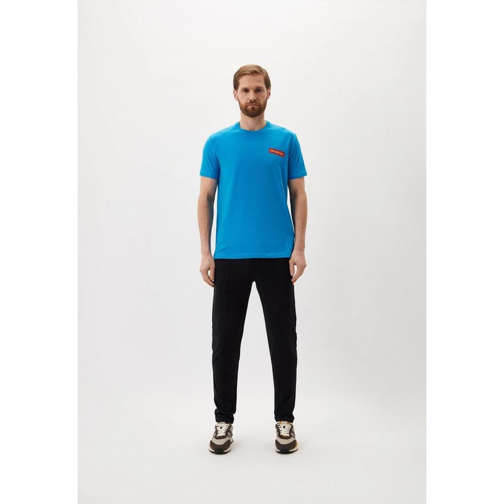 Bikkembergs Light Blue Cotton T-Shirt