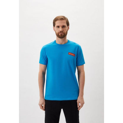 Bikkembergs Light Blue Cotton T-Shirt