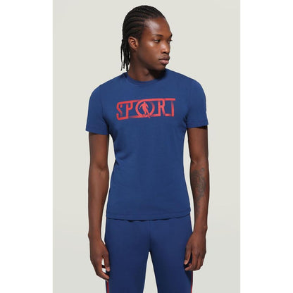 Bikkembergs Blue Cotton T-Shirt
