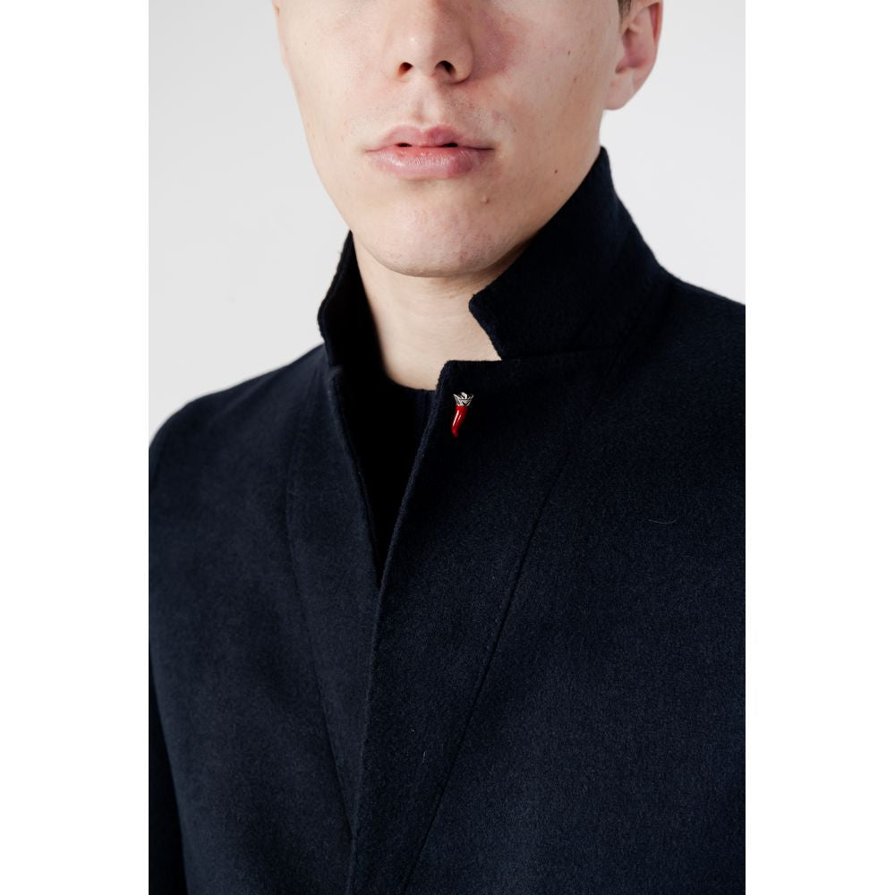 Mulish Blue Polyester Coat