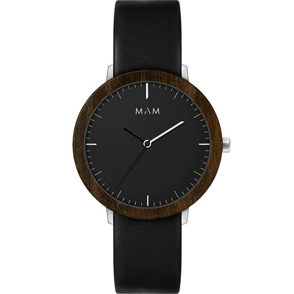 MAM Black Stainless Steel Dress Watch