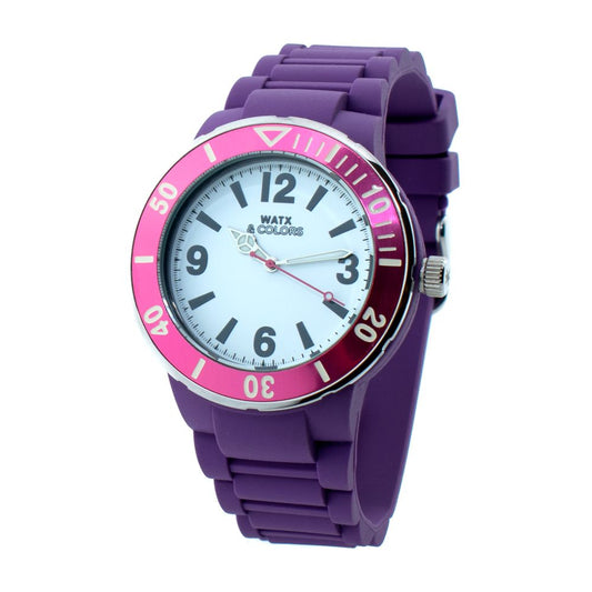 WATXANDCO Multicolor Rubber Sport Watch