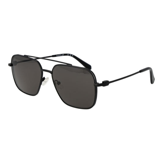 Replay Black Metal Sunglasses