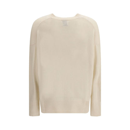 Allude Cream Cashmere Cashmere Sweater
