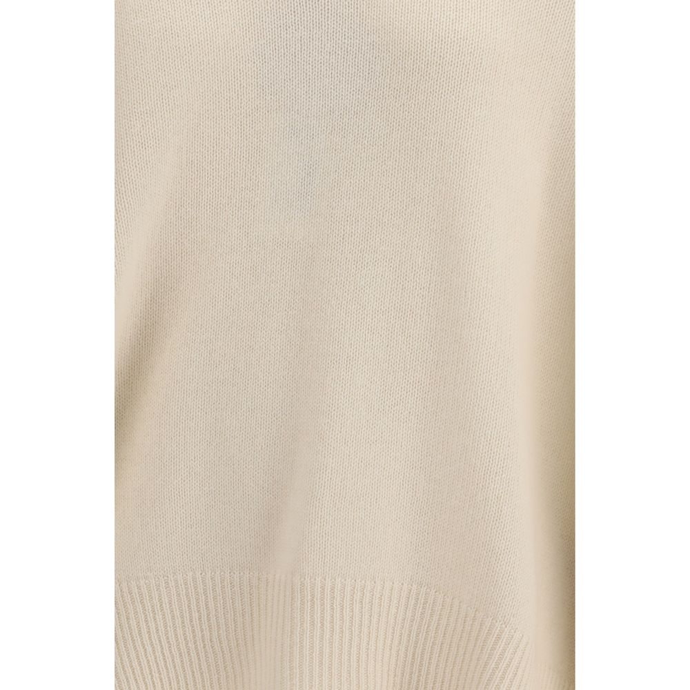 Allude Cream Cashmere Cashmere Sweater