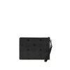 MCM Black Calf Leather Bos Taurus Clutch Bag