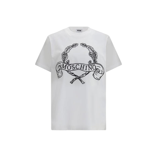 Moschino White Cotton T-Shirt