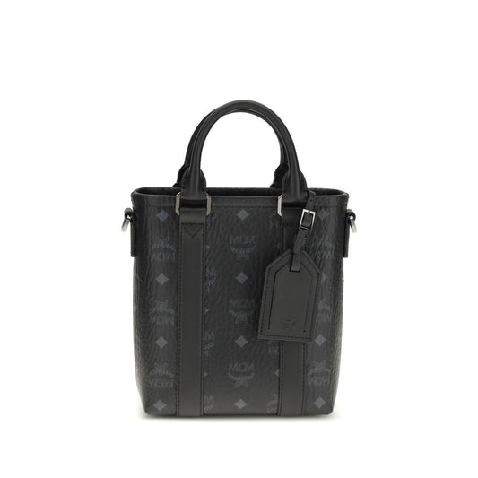 MCM Black Fabric Shoulder Bag