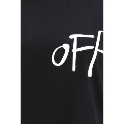 Off-White Black Cotton T-Shirt