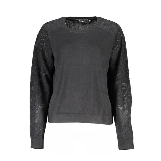 Desigual Black Cotton Women Sweater