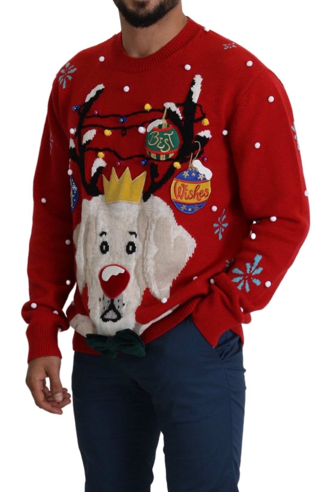 Dolce & Gabbana Elegant Christmas Cashmere Sweater