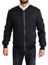 Dolce & Gabbana Elegant Silk Blend Bomber Jacket