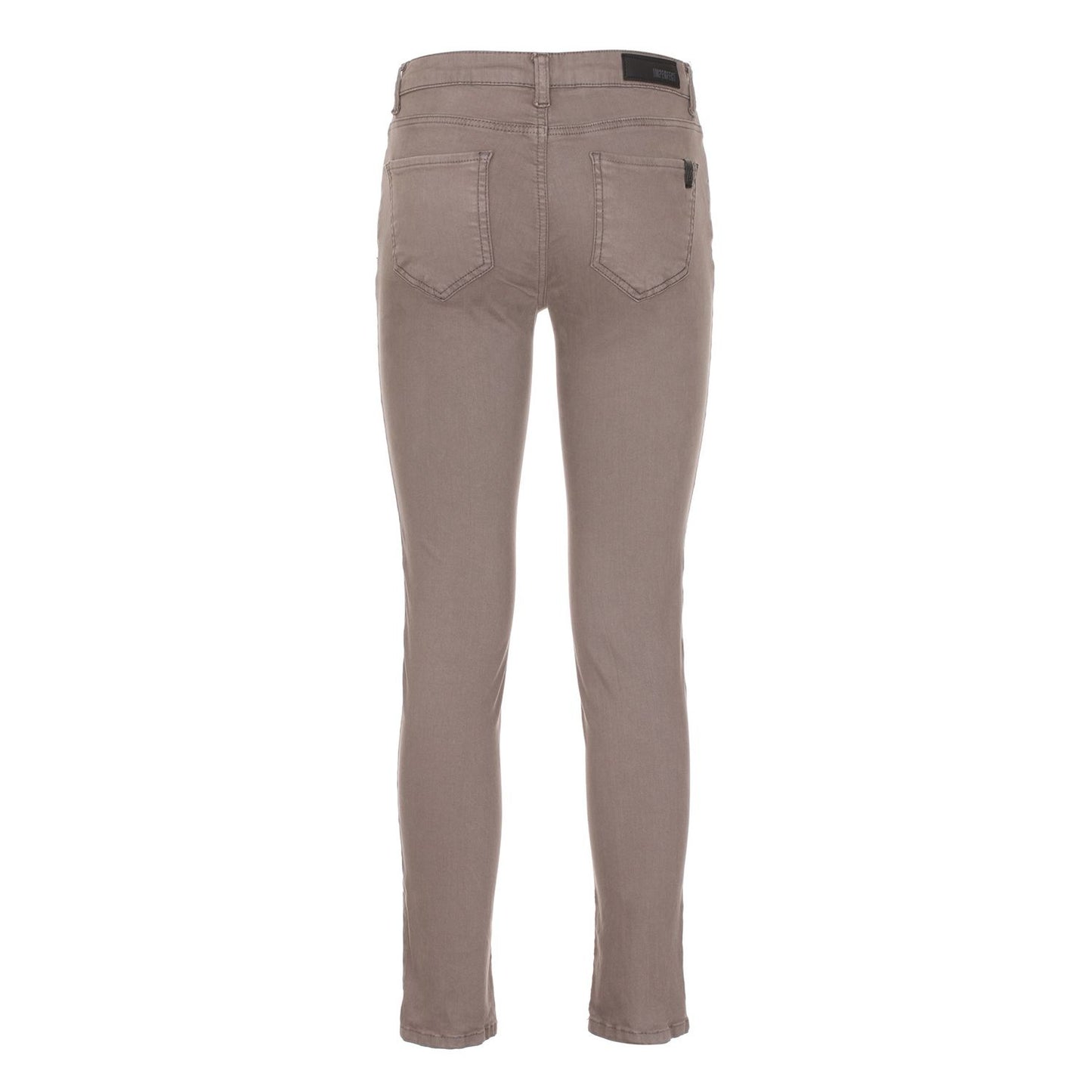 Imperfect Impeccable Gray Cotton Stretch Pants