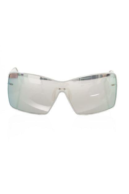 Frankie Morello Silver Metallic Women's Sunglasses Shield