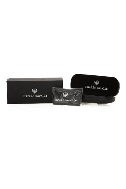 Frankie Morello Silver Metallic Women's Sunglasses Shield