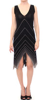 Alice Palmer Chic Monochrome Knitted Dress