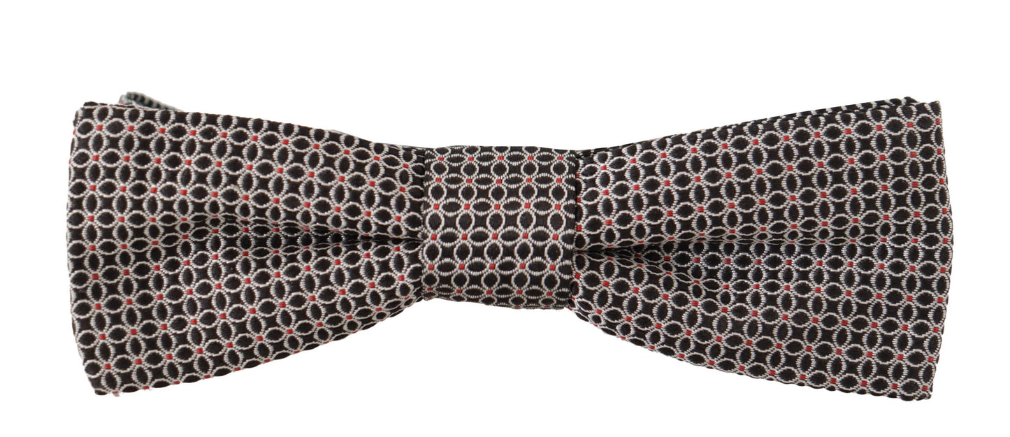 Dolce & Gabbana Elegant Black Silk Bow Tie