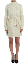 P.A.R.O.S.H. Chic Beige Trench Jacket Coat