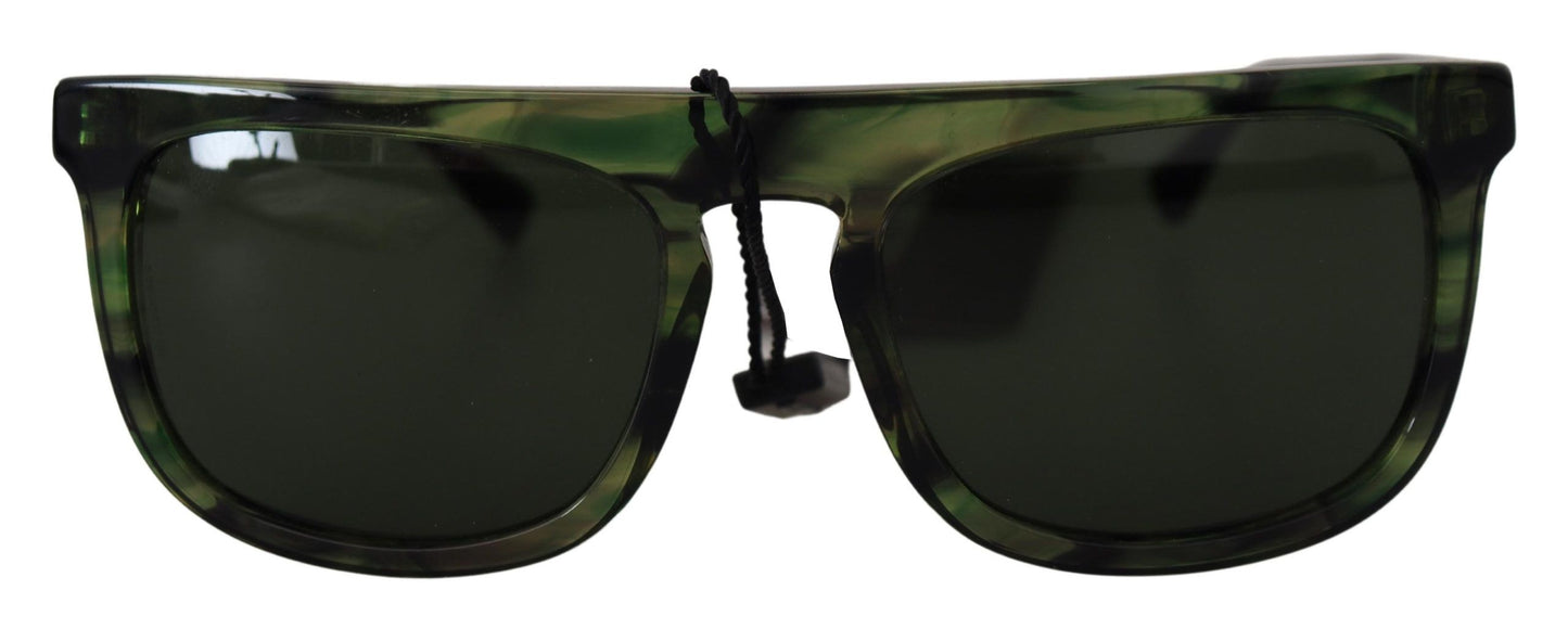 Dolce & Gabbana Chic Green Acetate Women's Sunglasses