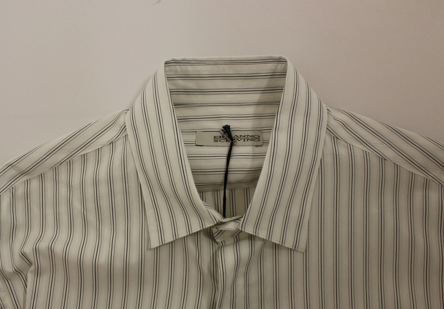 Ermanno Scervino Elegant Striped Cotton Casual Shirt