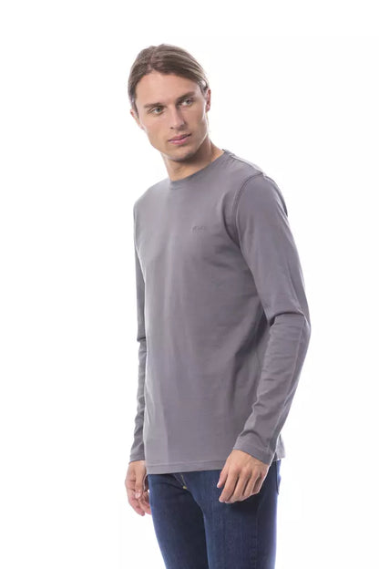 Verri Gray Cotton T-Shirt