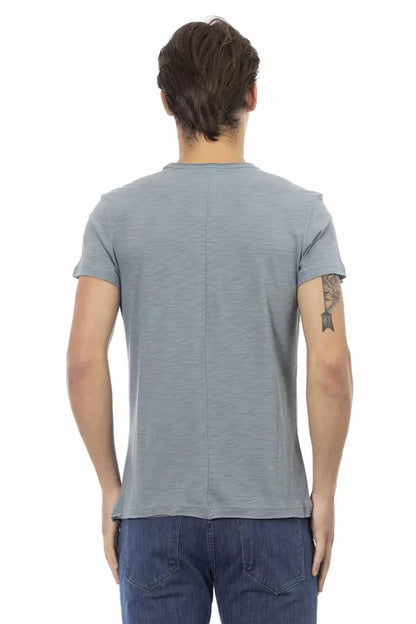 Trussardi Action Gray Cotton Men's T-Shirt
