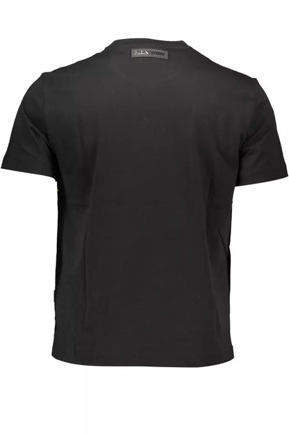 Plein Sport Black Cotton T-Shirt