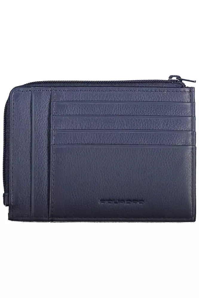 Piquadro Blue Leather Men Wallet