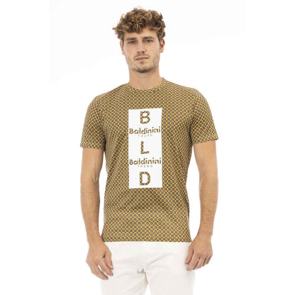 Baldinini Trend Yellow Cotton T-Shirt