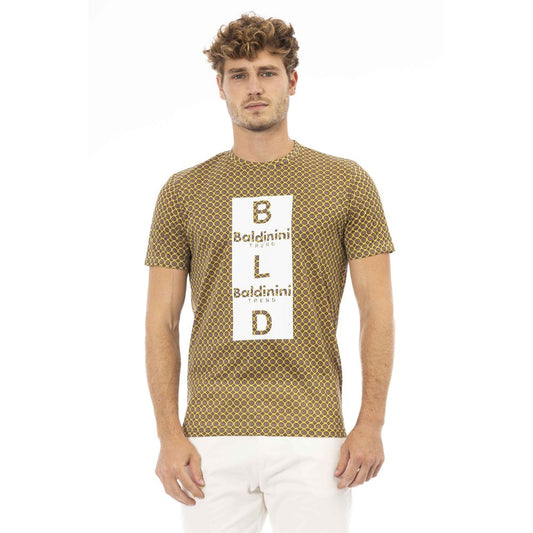 Baldinini Trend Yellow Cotton T-Shirt