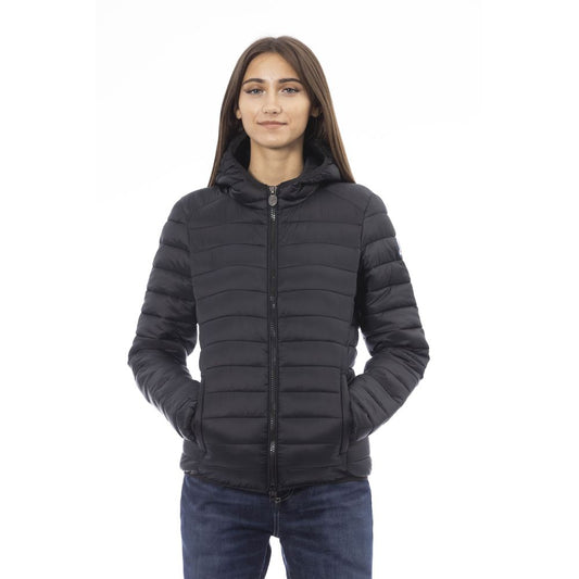 Invicta Black Nylon Women Jacket