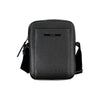 Calvin Klein Sleek Black Shoulder Bag with Logo Detail