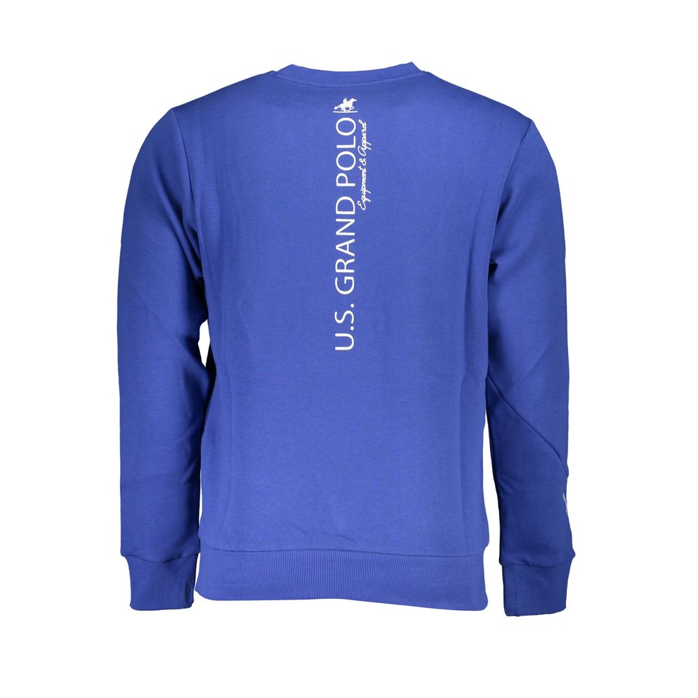 U.S. Grand Polo Classic Blue Crew Neck Sweatshirt