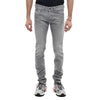 Diesel Gray Cotton Men Skinny Jean