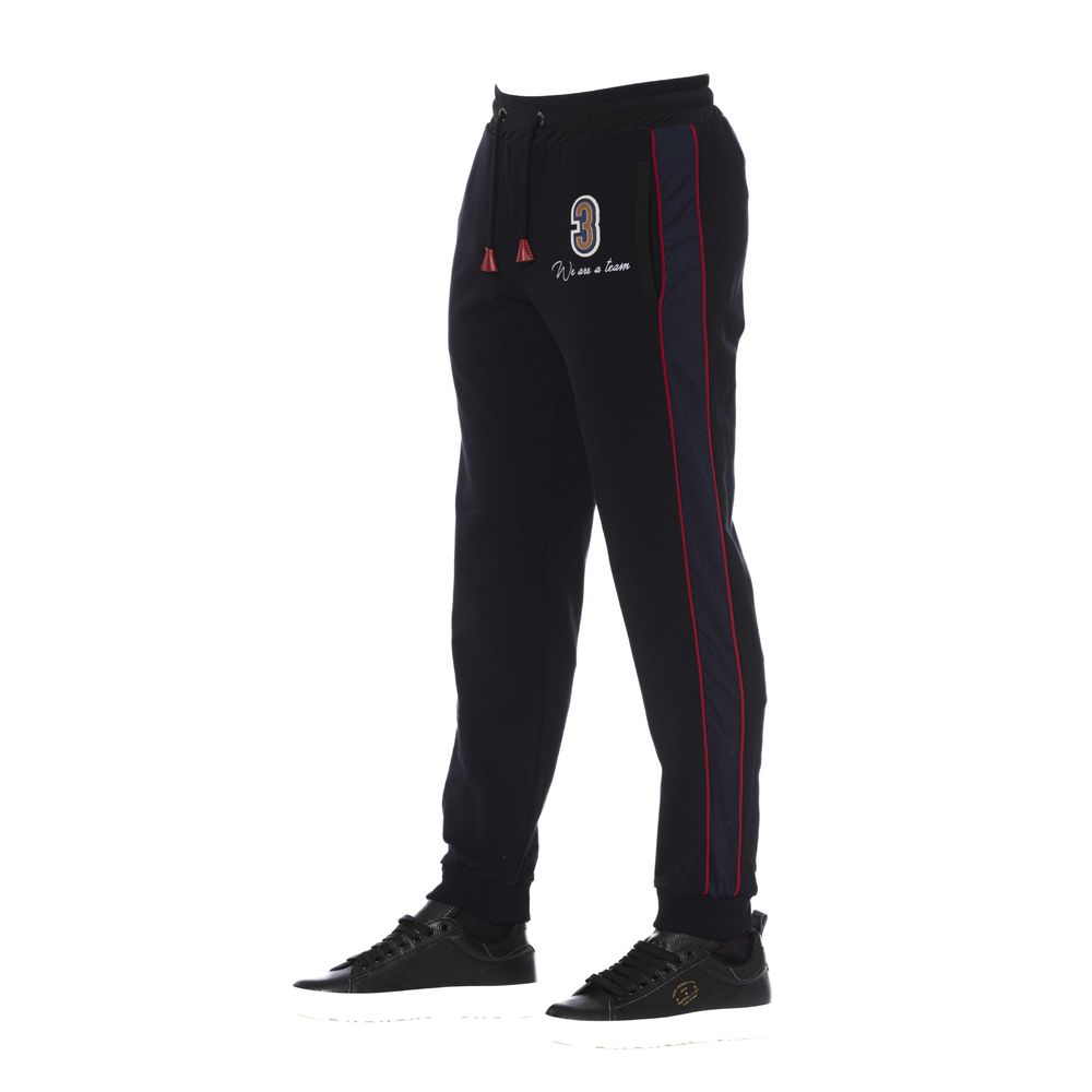 Trussardi Black Cotton Men's Sport Pant