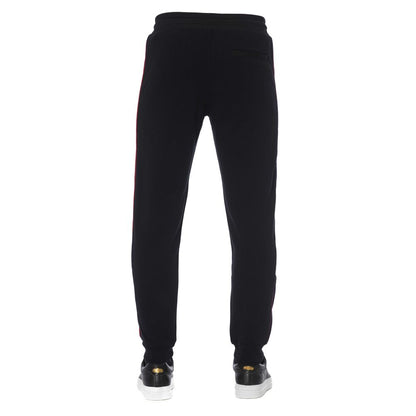 Trussardi Black Cotton Men's Sport Pant