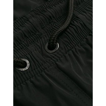 Marcelo Burlon Black Polyamide Men's Swimwear Boxer