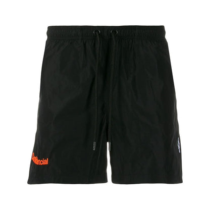 Marcelo Burlon Black Polyamide Men's Swimwear Boxer