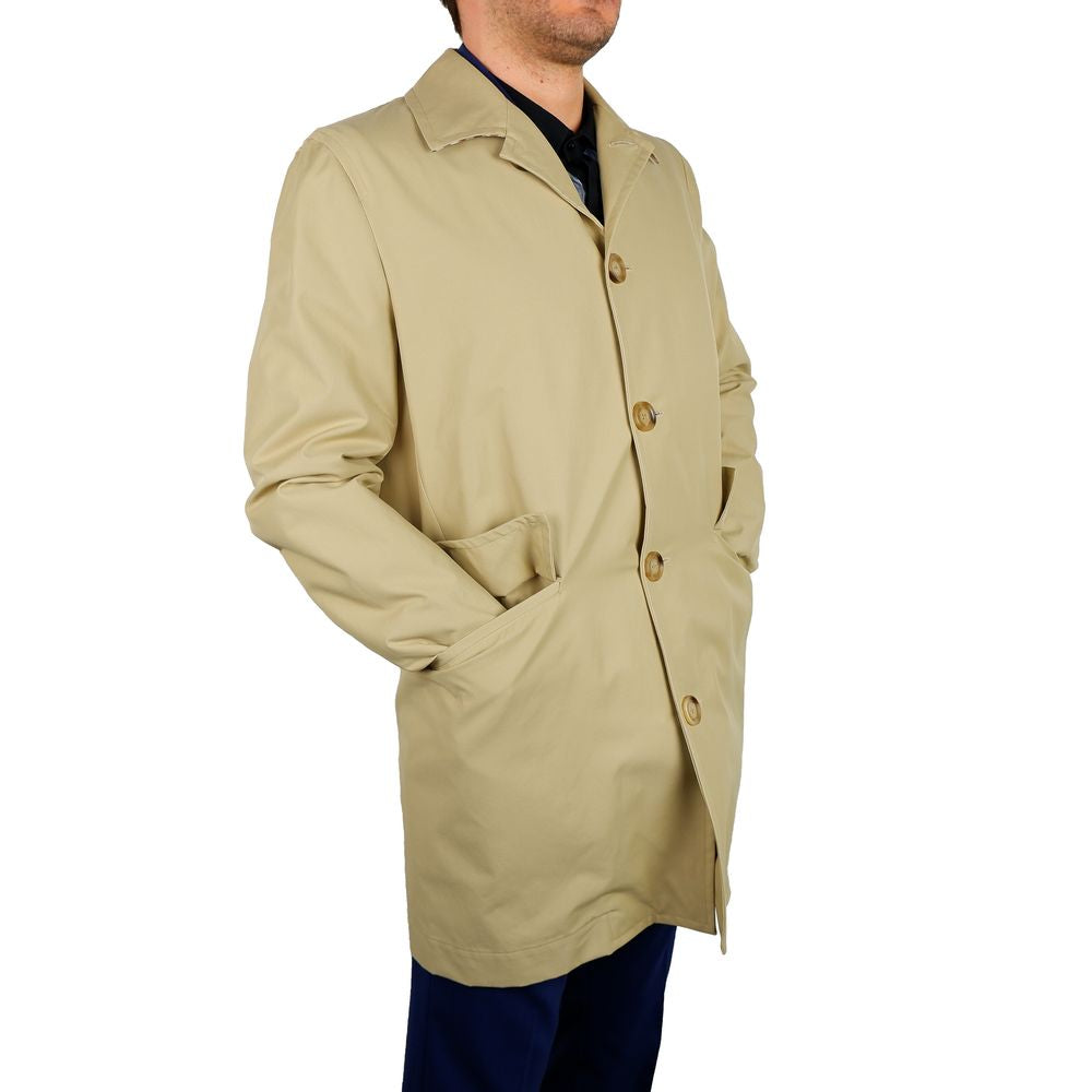 Aquascutum Classic Beige Trench Coat - Timeless Elegance