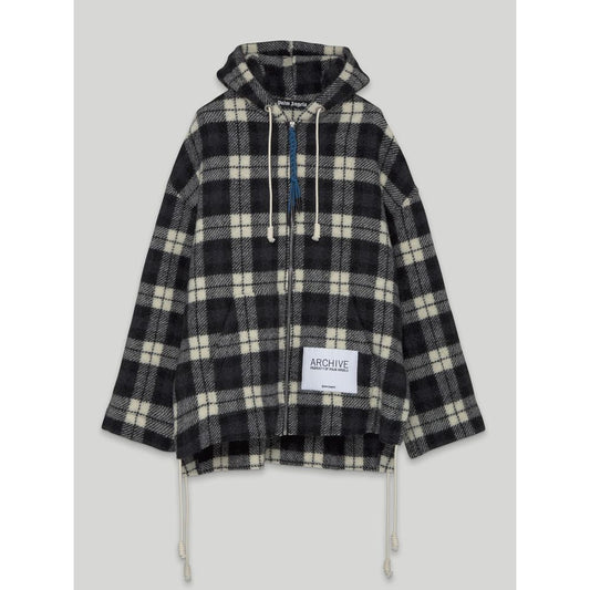 Palm Angels Black Cashmere Men Sweater