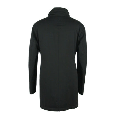 Made in Italy Black Wool Men's Jacket