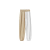 Pantaloni de trening bej din bumbac Comme Des Fuckdown pentru femei