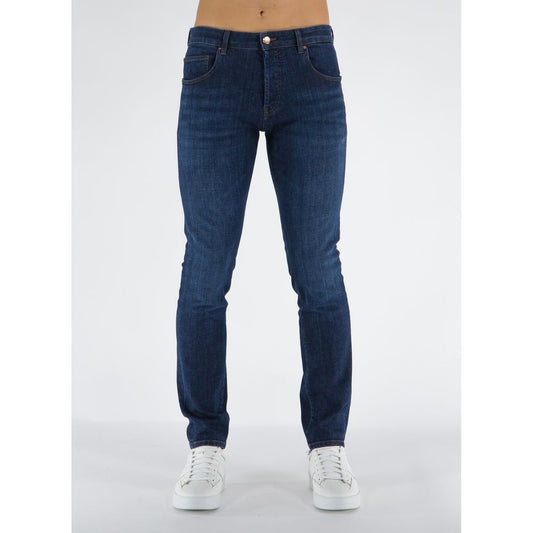 Don The Fuller Blue Cotton Men Jeans