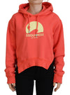 Dsquared² Pink Logo Print Cotton Hoodie Sweatshirt Sweater