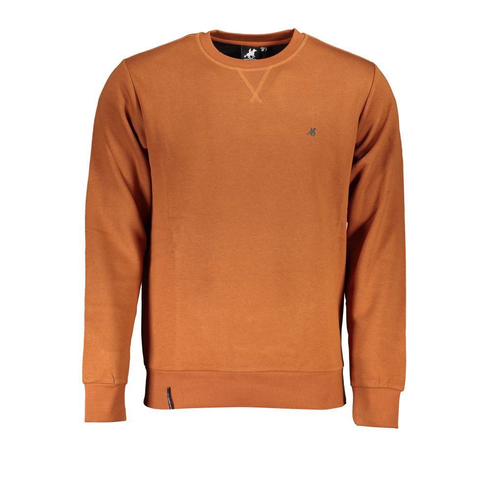 U.S. Grand Polo Brown Cotton Sweater