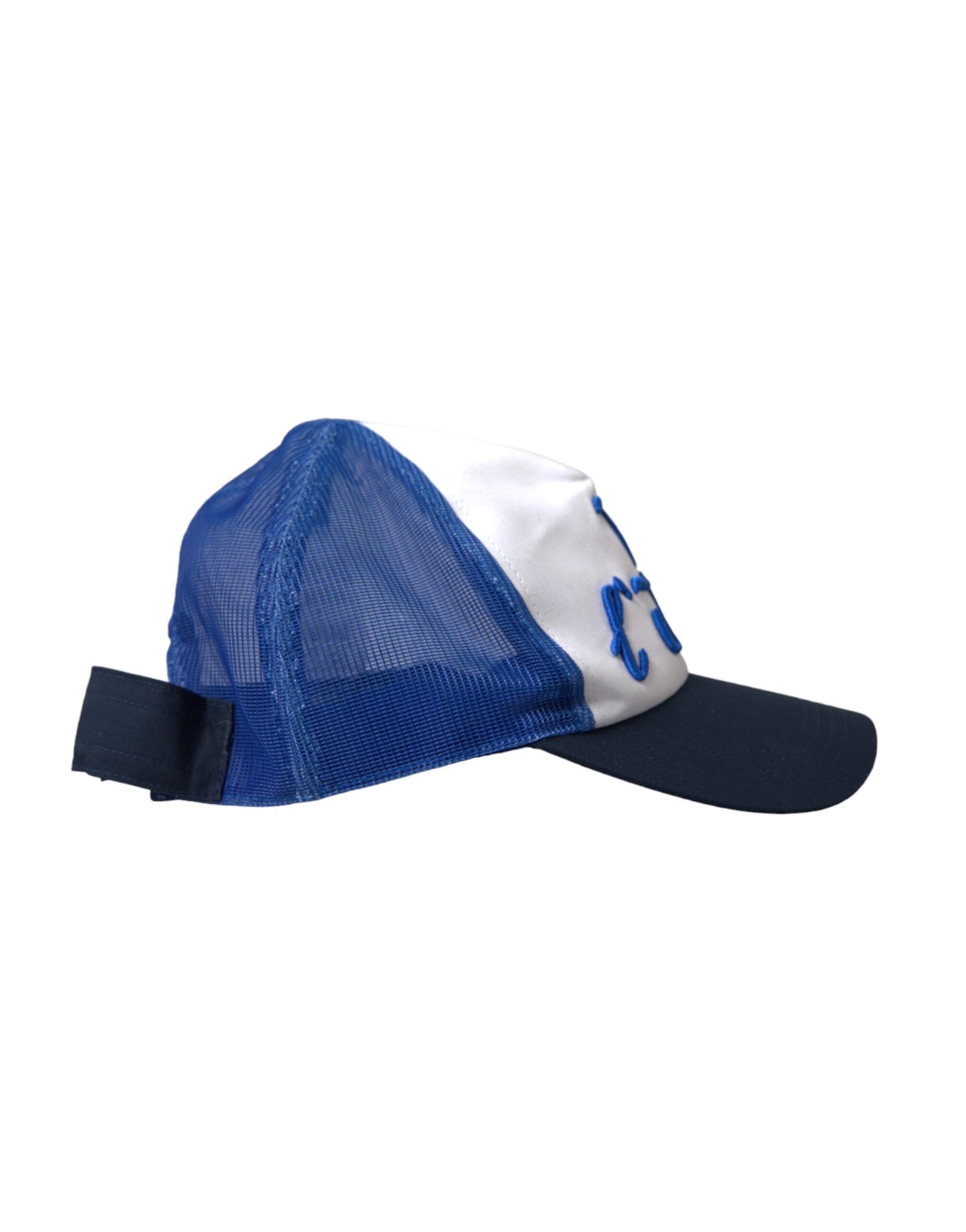 Dolce & Gabbana Blue White Black Italia Mesh Baseball Hat